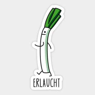 Funny leek (b) Sticker